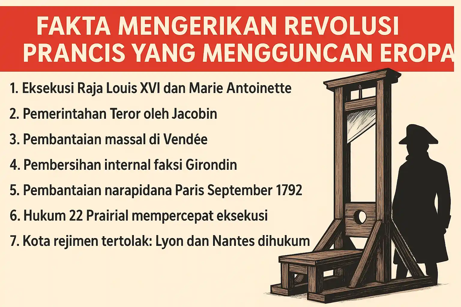 Fakta Mengerikan Revolusi Prancis yang Mengguncang Eropa