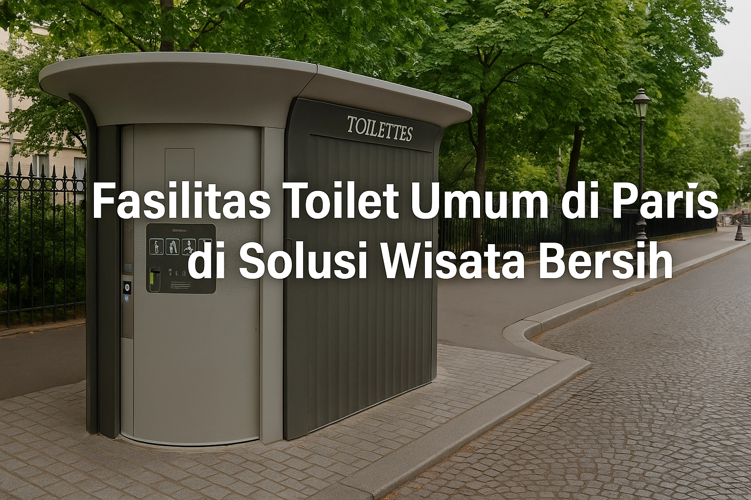 Fasilitas Toilet Umum di Paris, Simbol Inovasi dan Kepedulian Kota