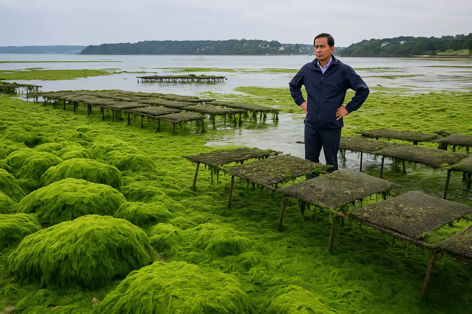 Ganggang Hijau Ganggu Industri Tiram di Brittany Prancis