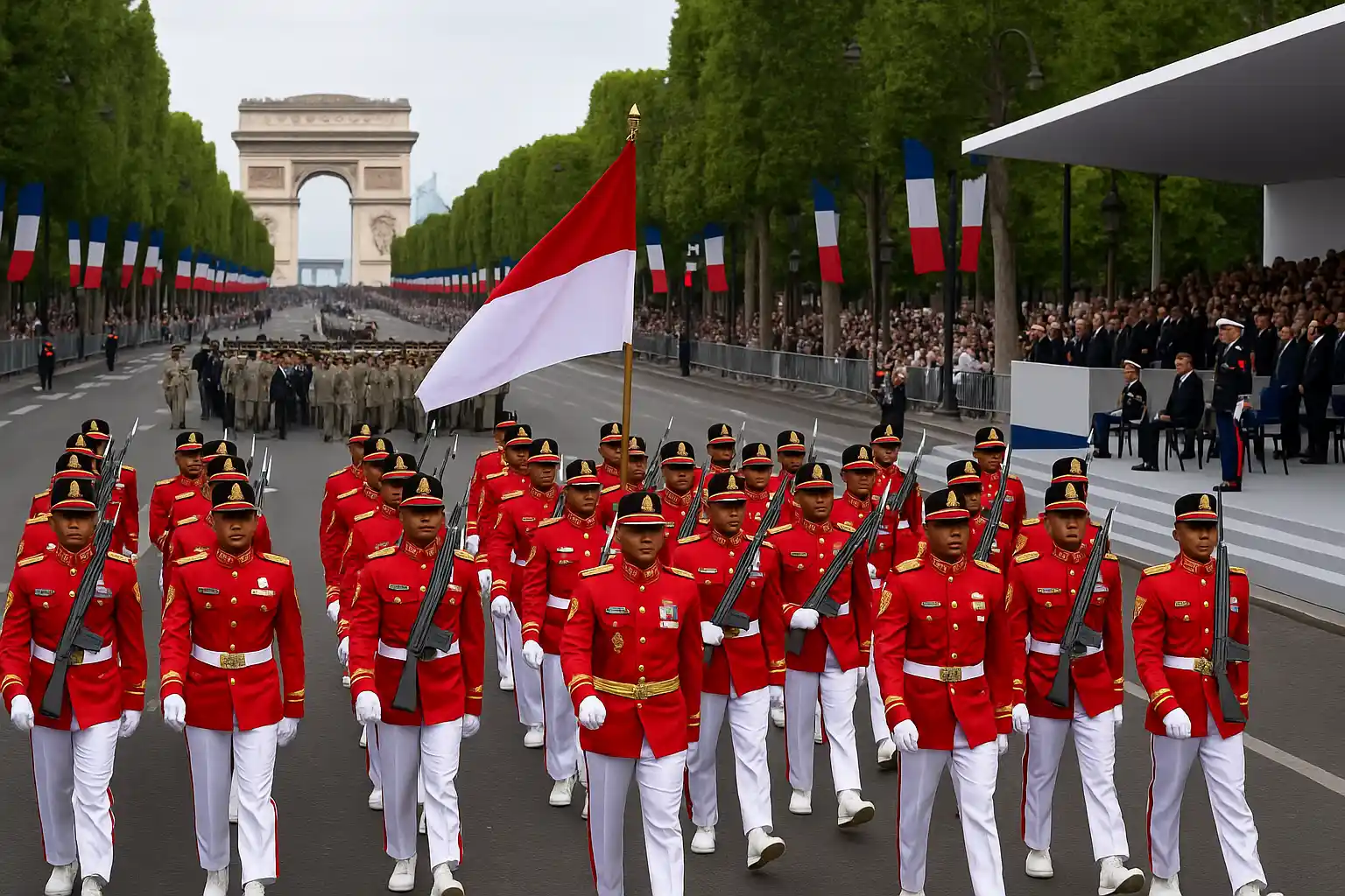 Indonesia Tampil di Parade Bastille Day Prancis 2025