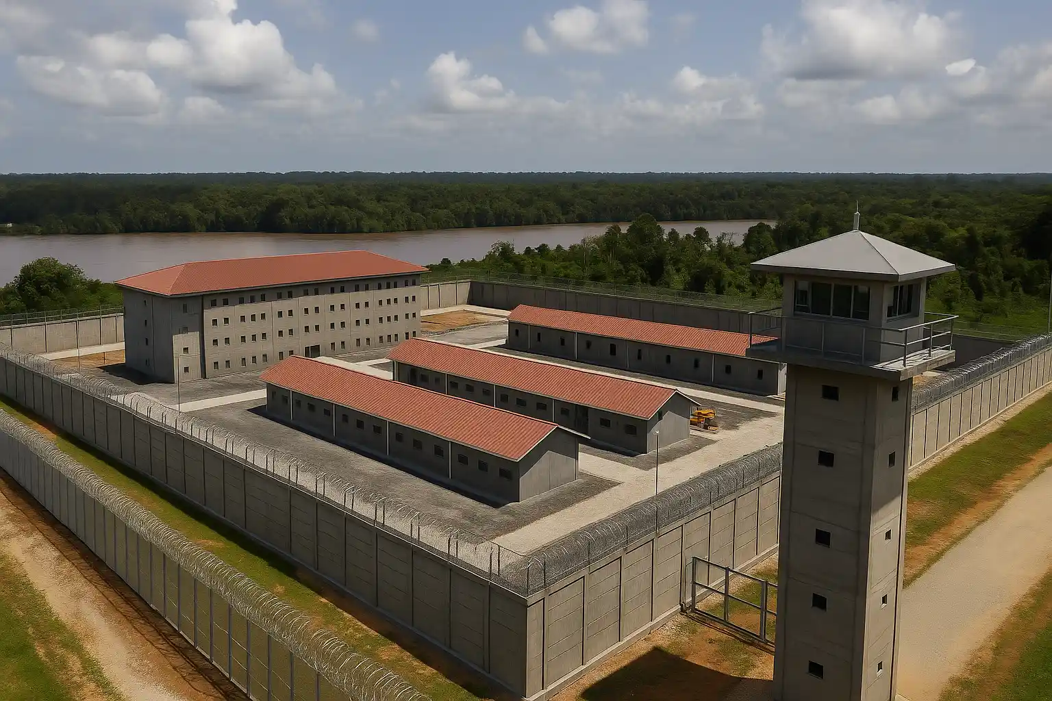 Penjara Supermax Prancis Dibangun di Guyana untuk Narkoba
