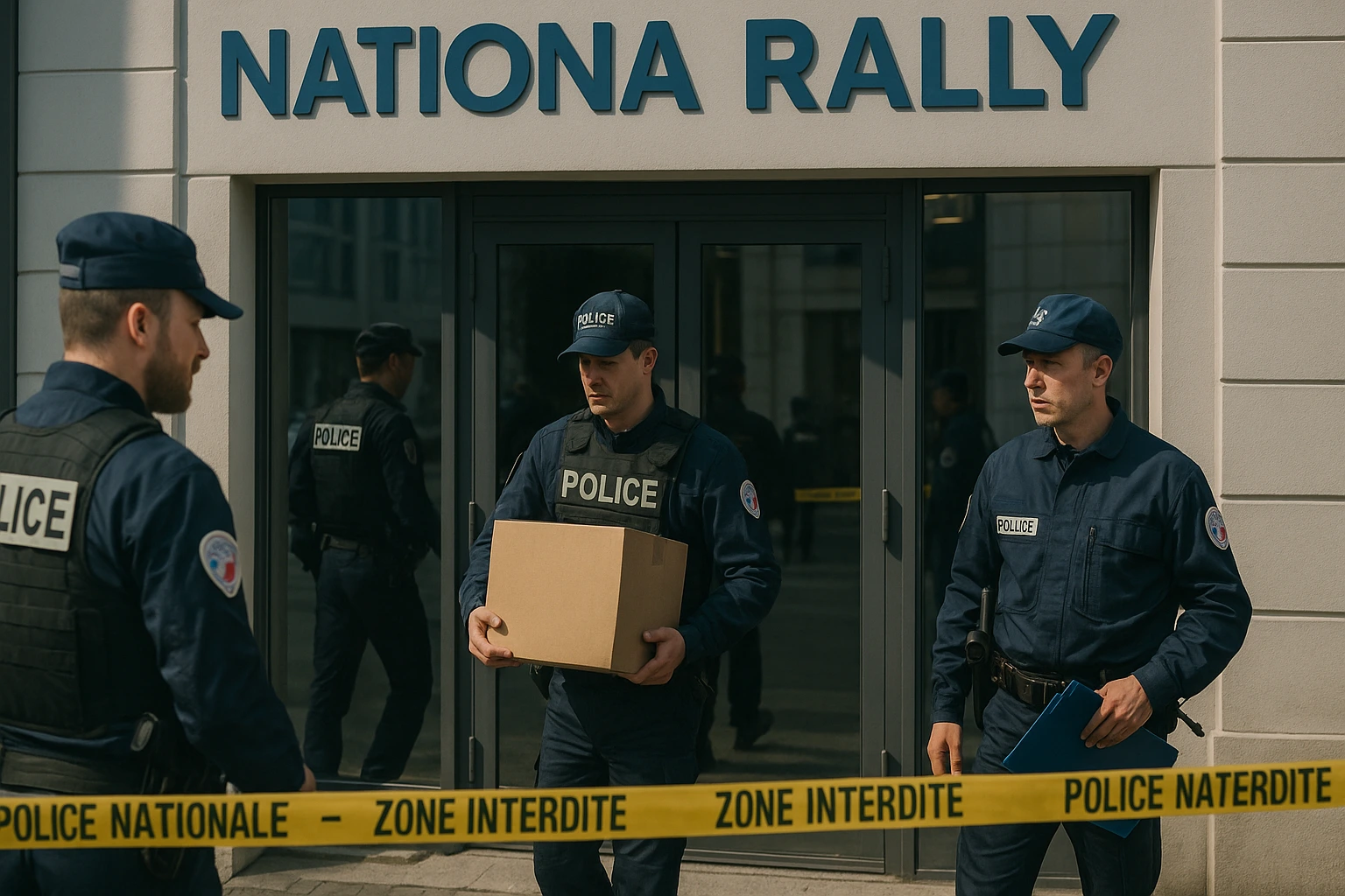 Polisi Prancis Gerebek Markas Partai National Rally Terkait Dana Kampanye