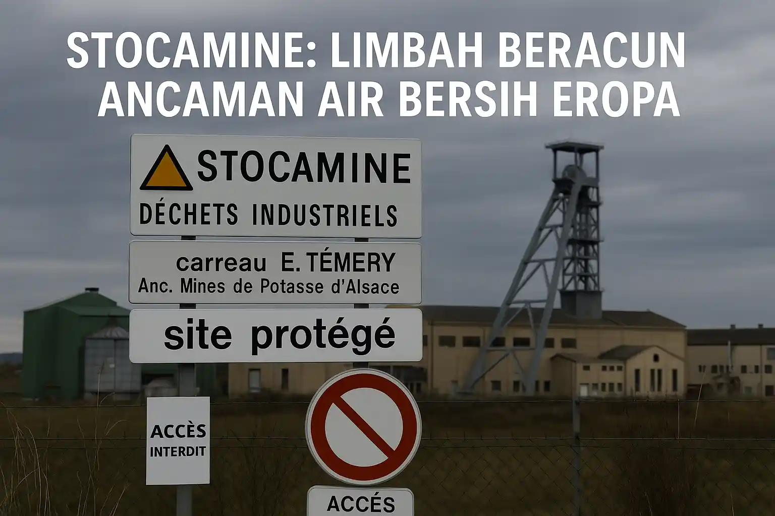 Stocamine, Ancaman Limbah Beracun untuk Air Bersih Eropa
