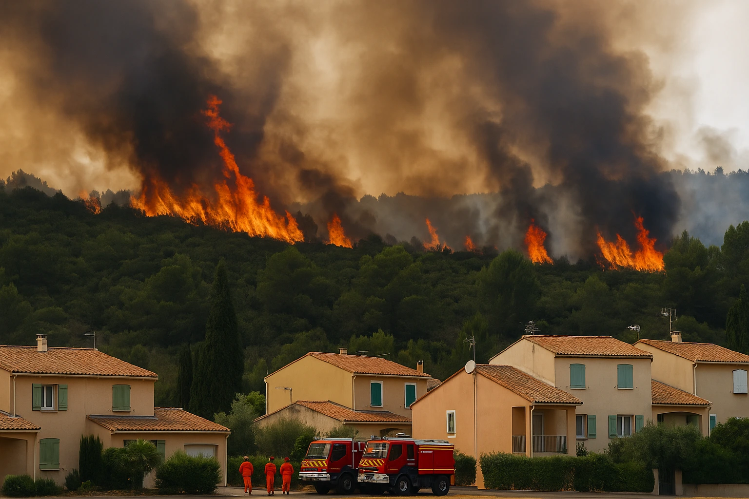 Wildfire Prancis Selatan Ancam Permukiman, Pemadam Kerahkan 1.000 Personel