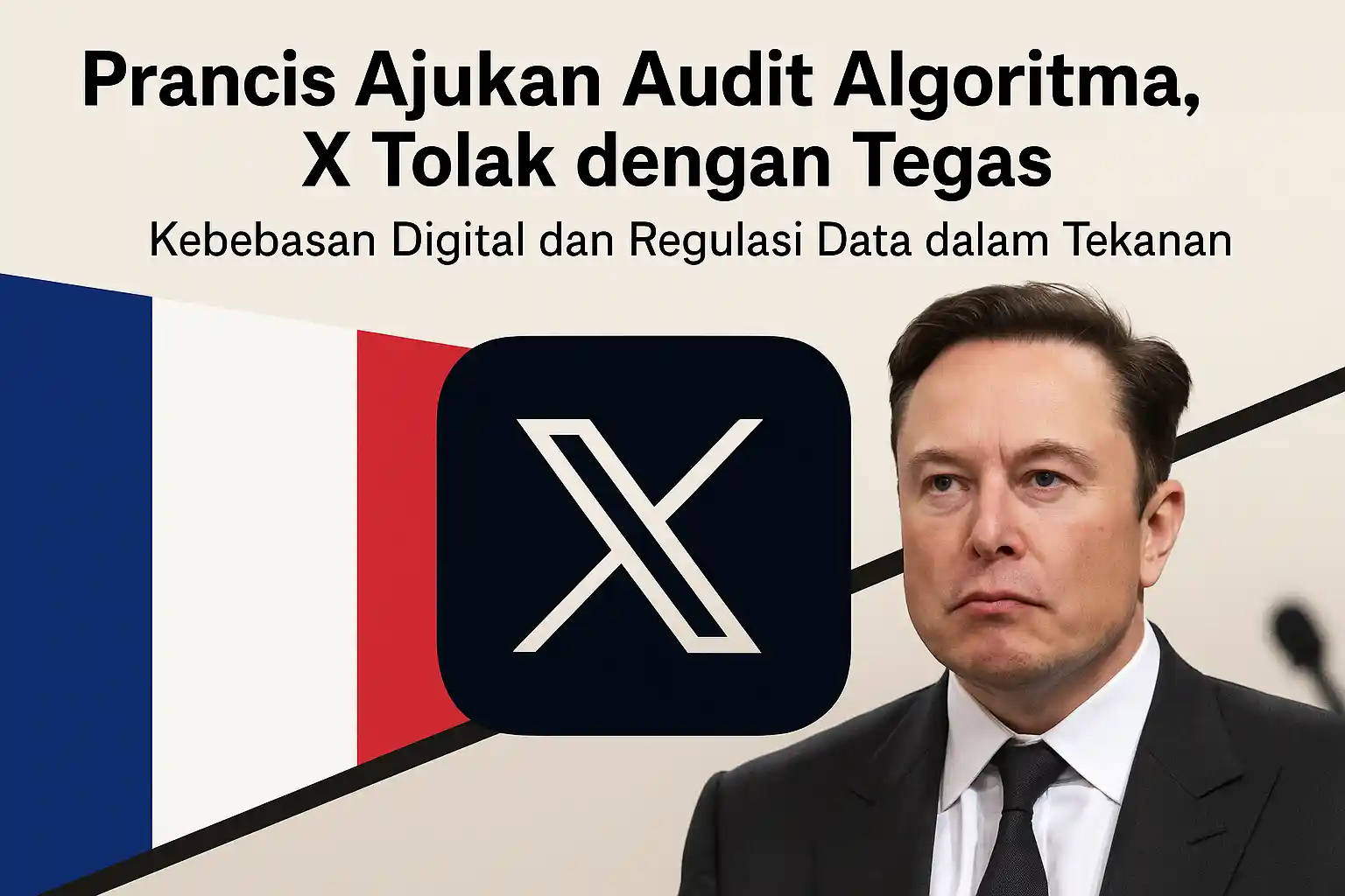 X Bantah Tuduhan Manipulasi Algoritma oleh Prancis