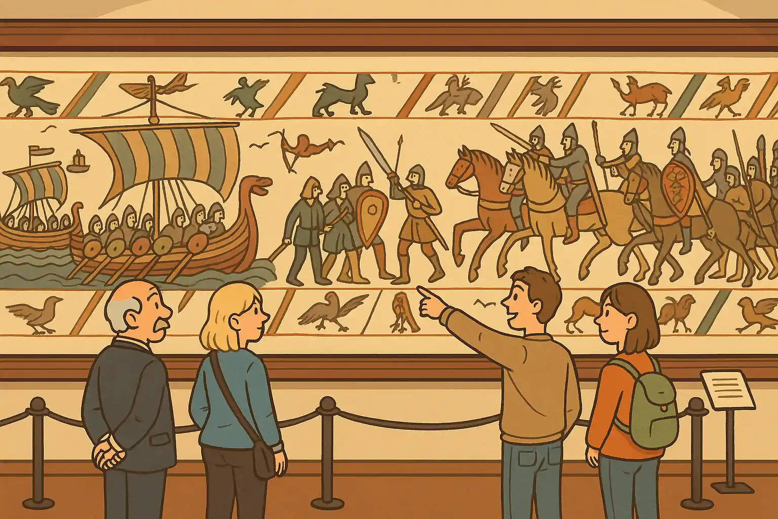 Bayeux Tapestry ke Inggris Jadi Simbol Diplomasi Budaya