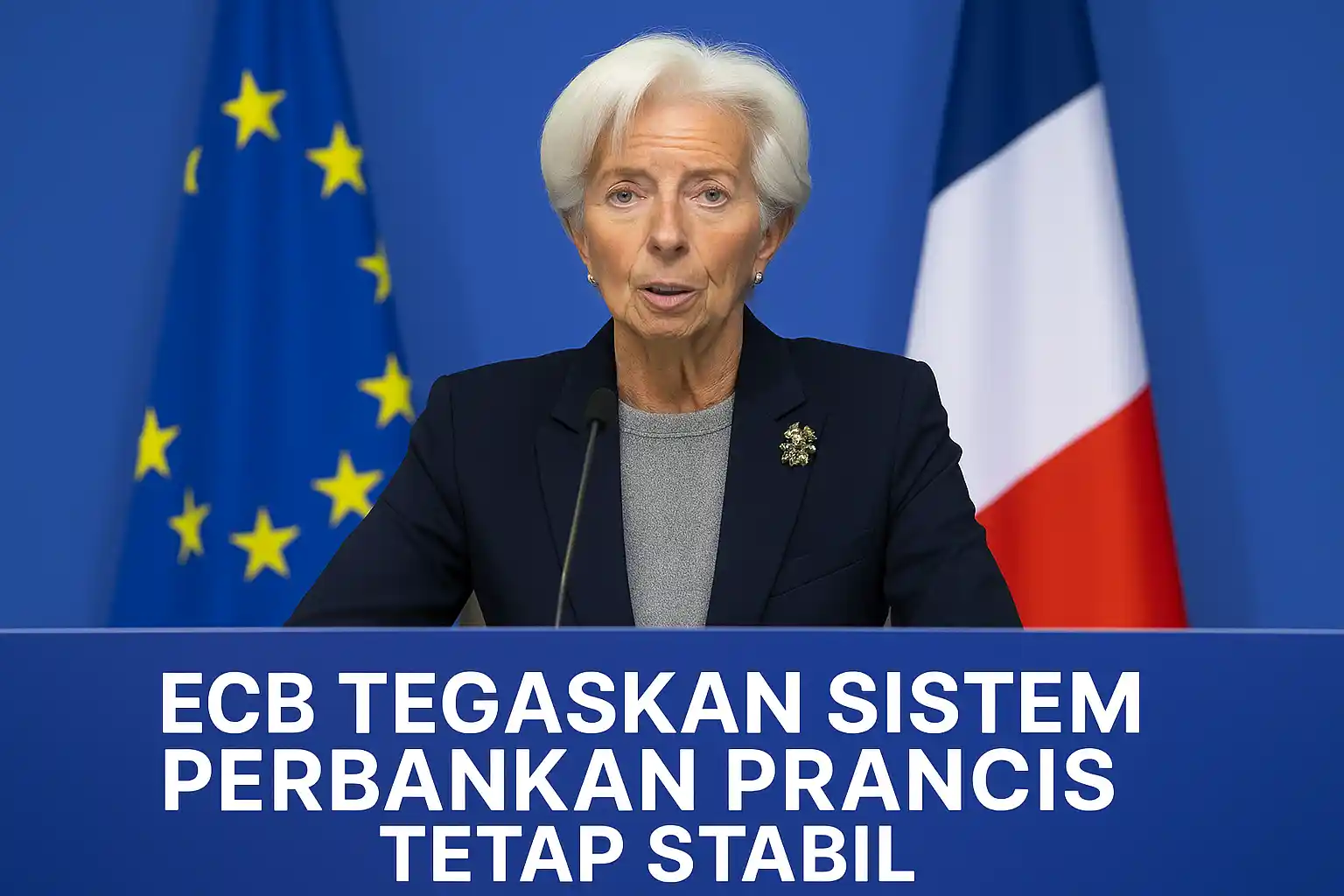 ECB Tegaskan Sistem Perbankan Prancis Tetap Stabil