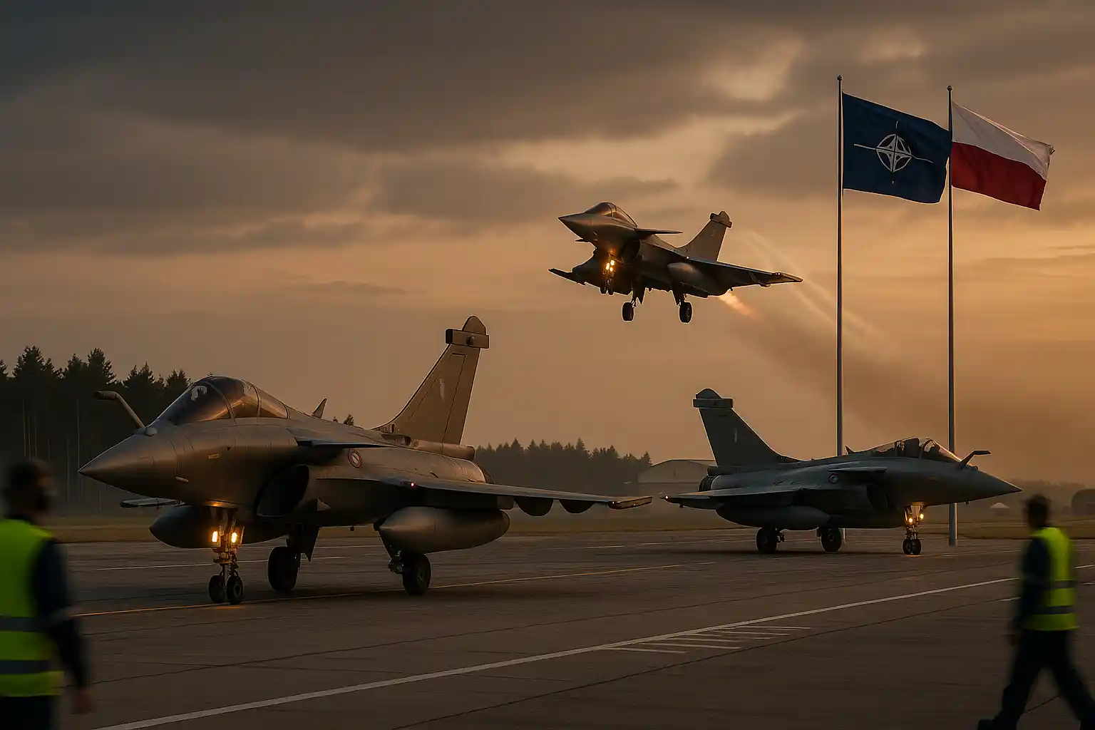 NATO kerahkan Rafale Prancis Polandia perkuat timur