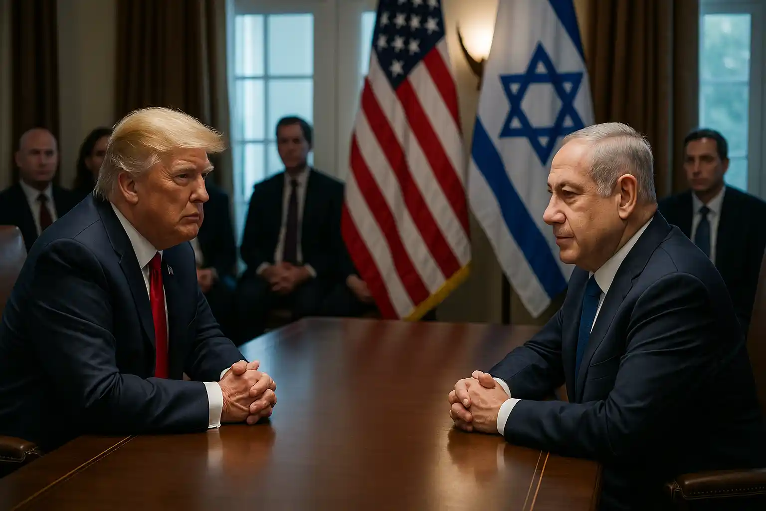 Pertemuan Trump Netanyahu Di Gedung Putih Bahas Gaza