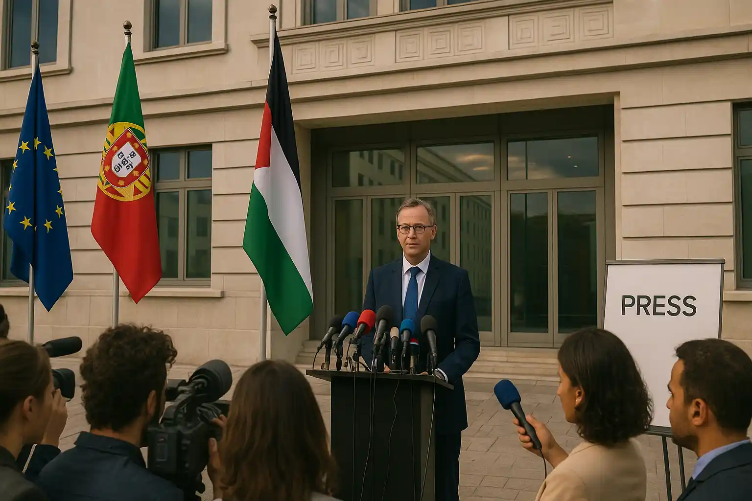 Portugal Akui Palestina Jelang Sidang PBB