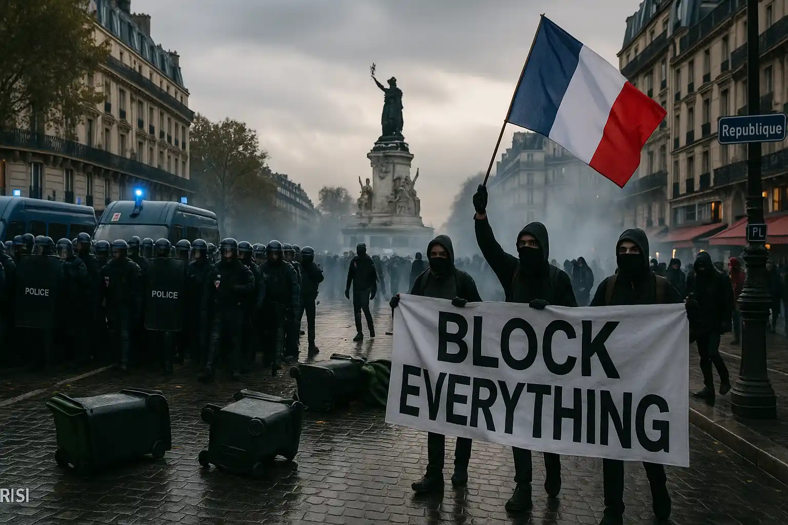 Protes Block Everything Guncang Paris