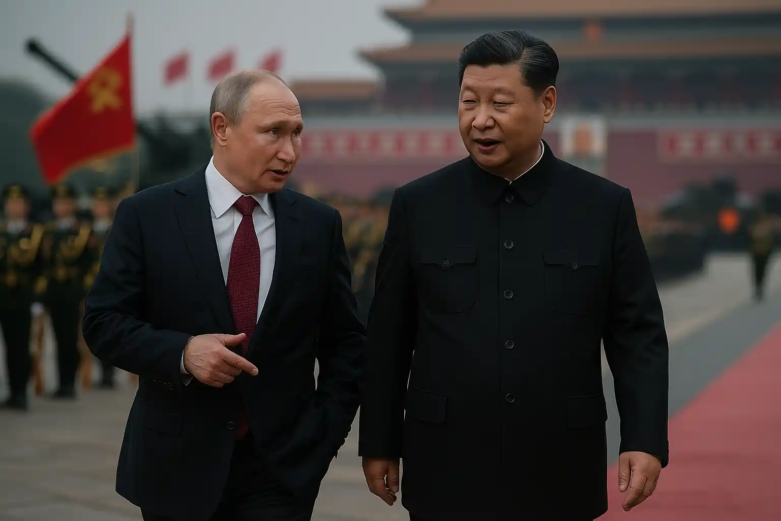 Putin Xi Umur Panjang di Momen Tak Terduga