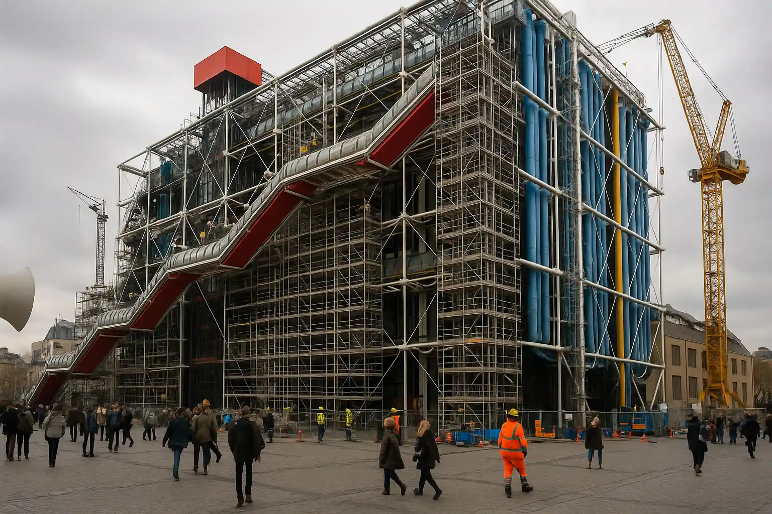 Renovasi Pompidou Paris Tutup 2025–2030, Program Jalan