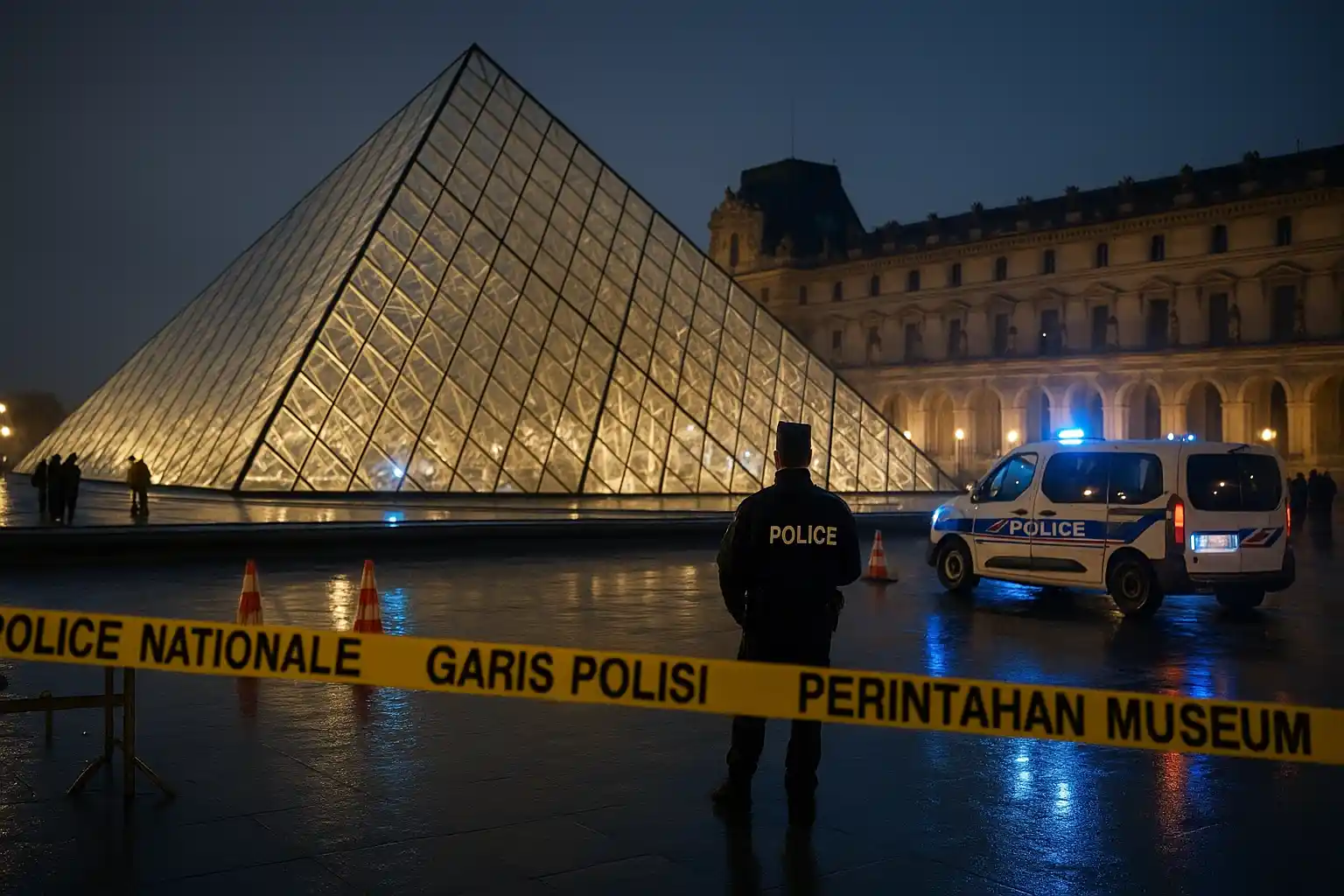 Penangkapan Kasus Louvre Dua Tersangka Ditahan