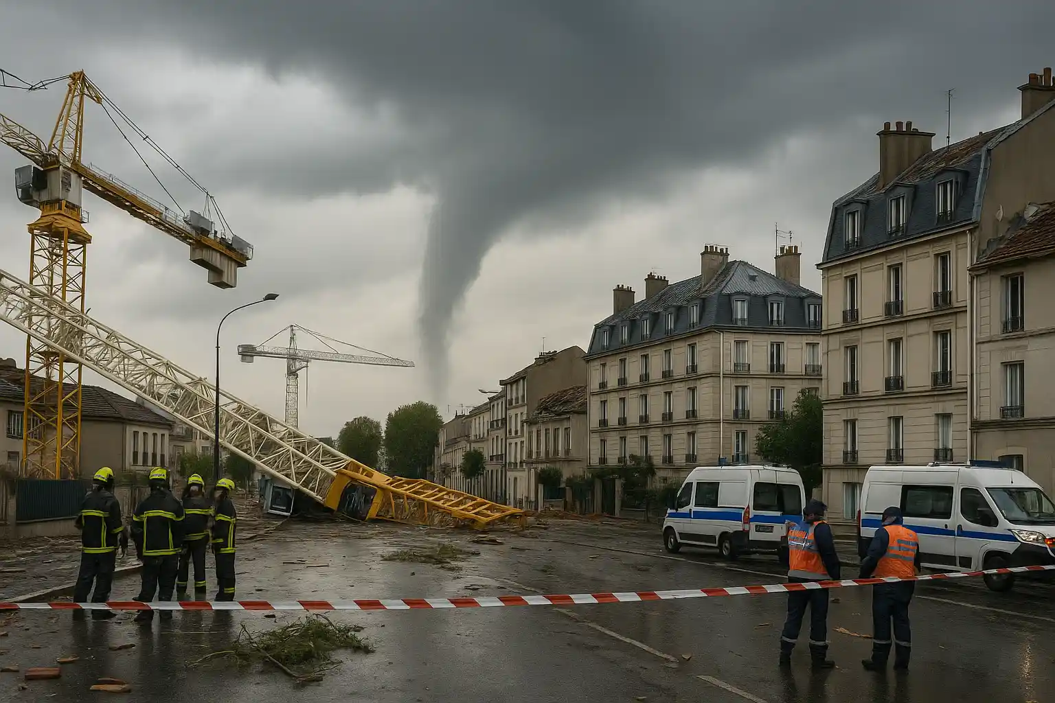 Tornado Utara Paris Guncang Wilayah Pinggiran