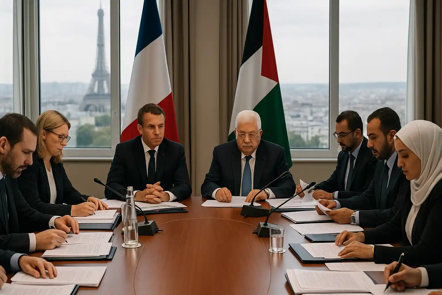 Komite Konstitusi Palestina Didukung Prancis