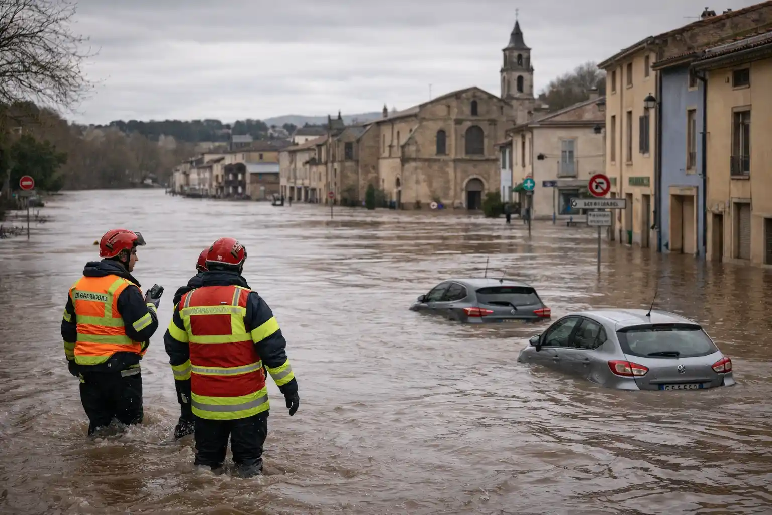 Banjir Prancis Selatan Rendam Herault Akibat Hujan