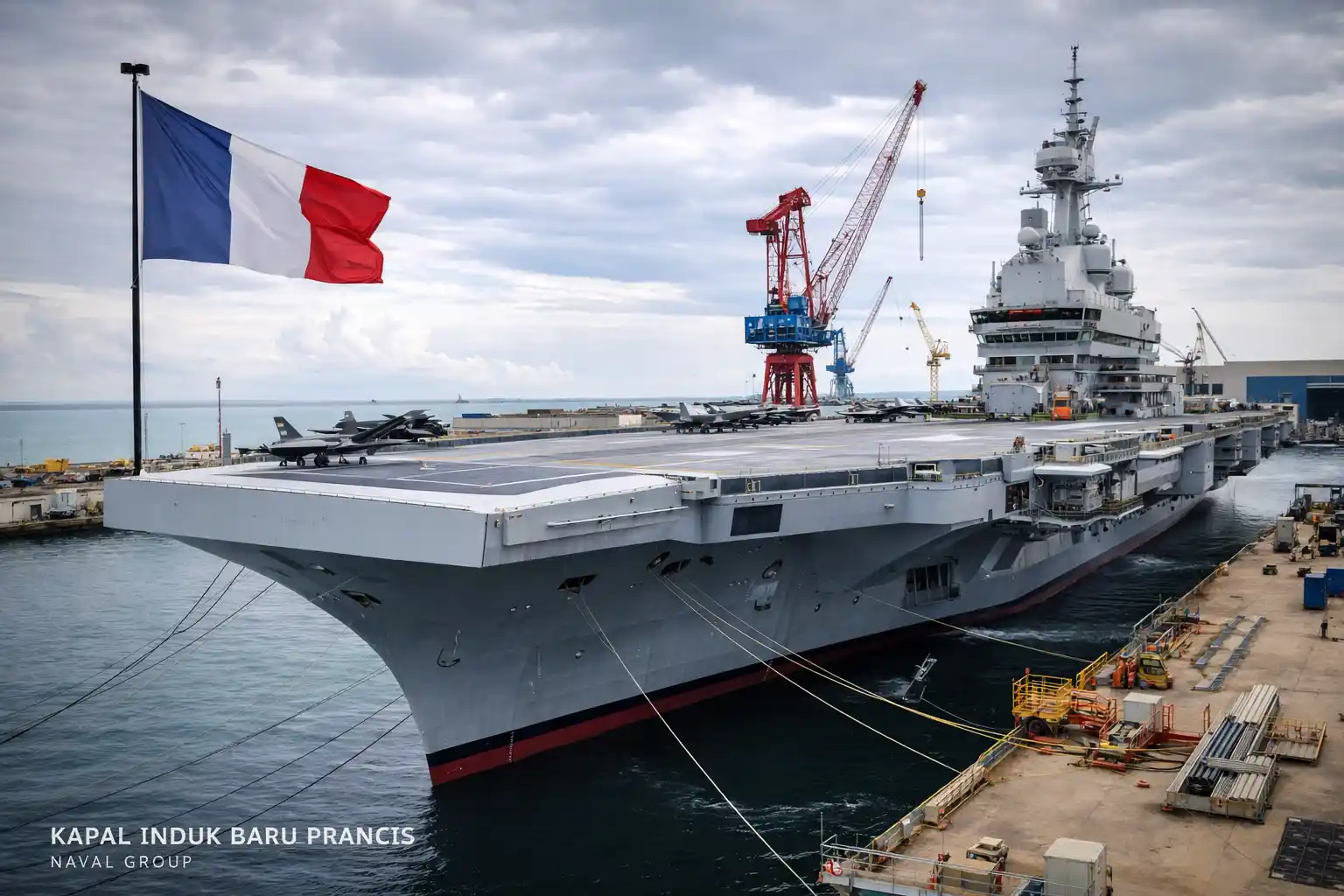 Kapal Induk Baru Prancis Perkuat Kekuatan Laut Eropa