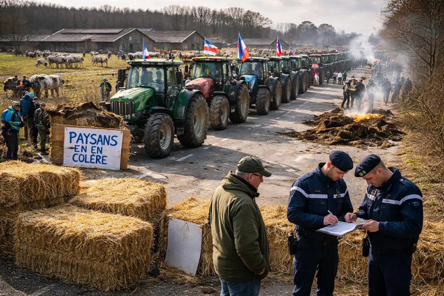 Protes Petani Prancis Menguat Di Tengah Wabah LSD Sapi